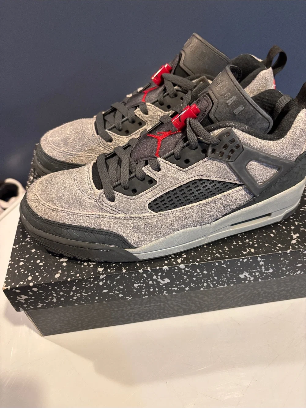 Nike Air Jordan Spizike Low 'Anthracite Gym Red